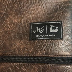 man junk bags